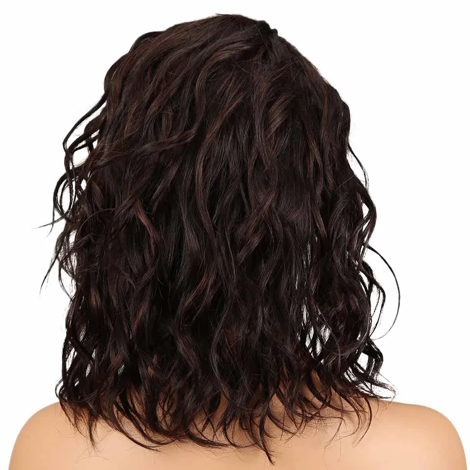 Дебютный волос Бразильская холодная завивка remy волосы человеческих волос парики для черных женщин парики шнурка с волосами младенца TT1B красный цвет страница стиль - Цвет волос: F2/33