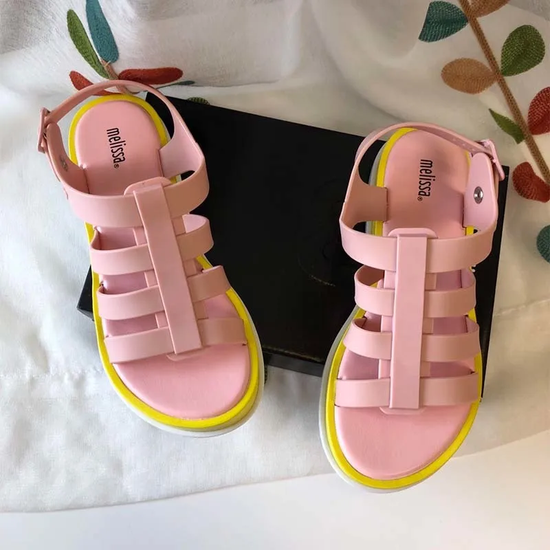 

2019 Melissa Woman Jelly Shoes Women Sandals Roman Shoes Breathable Comfortable Beach Sandals Melissa Shoes