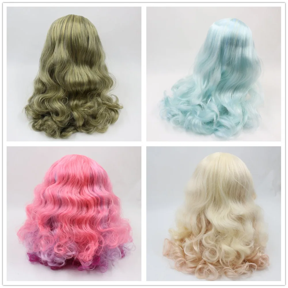 

for blyth doll icy wig rbl scalp and dome, scalp only, colorful hair