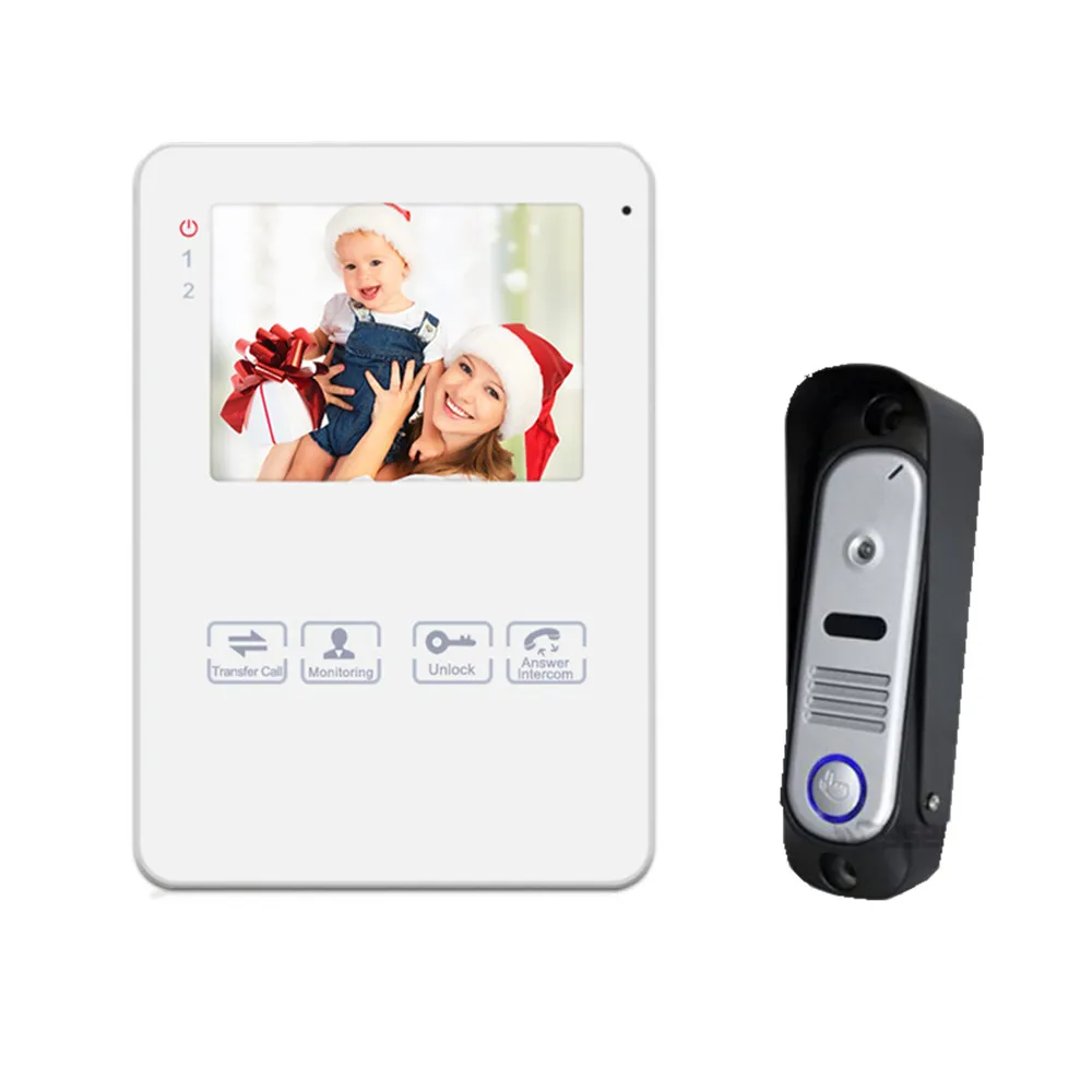 Buy Homefong4Wire 4 Inch Video Door Phone Door Unlock