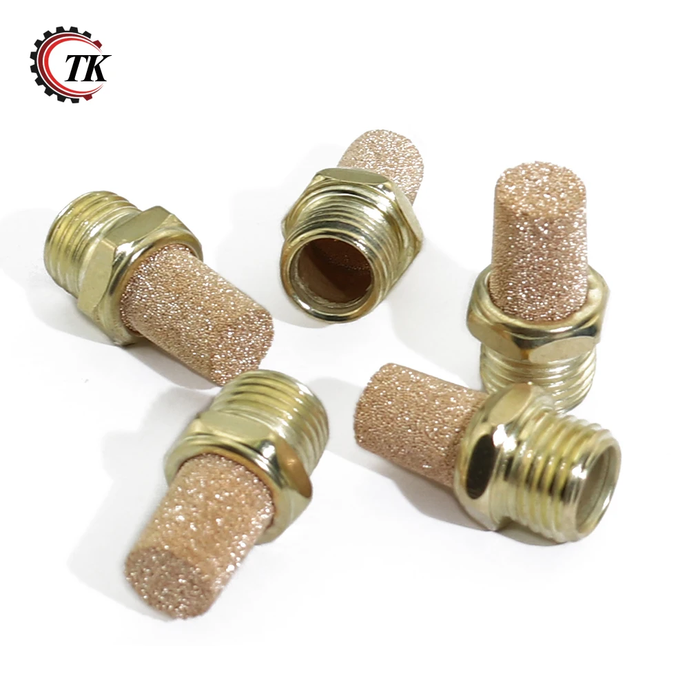 Filtration Boeray 5pcs Pneumatic Sintered Air Bronze Breather Vent,3/4