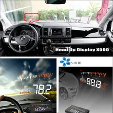 Автомобильный HUD Дисплей для Volkswagen VW T5 транспортер Caravelle-отражающее лобовое стекло Экран безопасного вождения экранный проектор