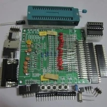 DIY обучающая доска комплект костюм части 51/AVR микроконтроллер макетная плата обучения доска STC89C52