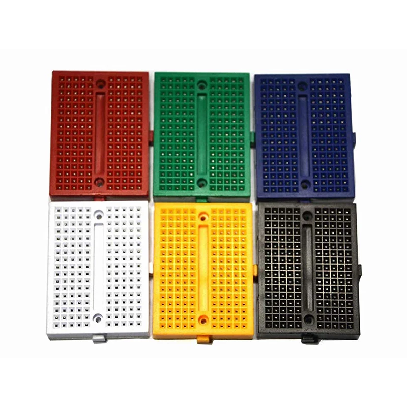 

SYB-170 Mini Solderless Prototype Experiment Test Breadboard 170 Tie-points 35*47*8.5mm for Arduino DIY Kit