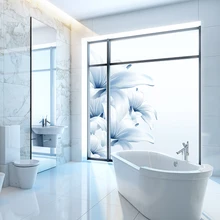 Матовые стеклянные наклейки на окно в ванную анти-прозрачный светильник утолщенные прозрачные непрозрачные наклейки на окна