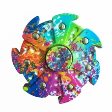 Многоцветный креативный Спиннер-Спиннер ручной Спиннер EDC из синтетической смолы Спиннер для снятия стресса ручной Спиннер игрушка-Спиннер SL37A