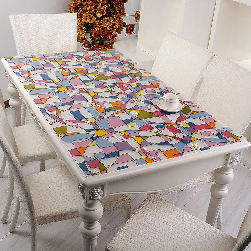 PVC Table Cloth Multiple Soft glass Waterproof Plastic Tablecloth Heat-resistance Table Mats Transparent Matte Toalha Mesa Pano PVC Table Cloth Multiple Soft glass Waterproof Plastic Tablecloth Heat-resistance Table Mats Transparent Matte Toalha Mesa Pano