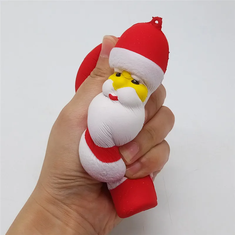 Funny Santa Claus Snowman Santa Bear Squishy Slow Rising Toys Cute Cartoon Xmas Teddy Bear Squishies Squeeze Stress Relief Toy (21)