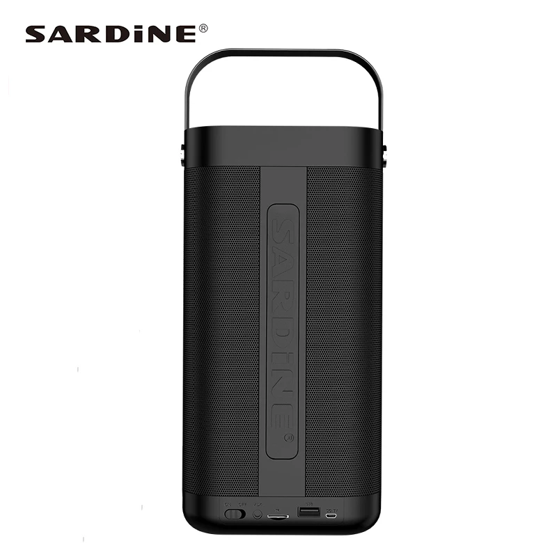 

Sardine A9 16W Big Power bluetooth speaker with microphone 5200mAh MP3 Loudspeaker bluetooth receiver for party outdoor concert