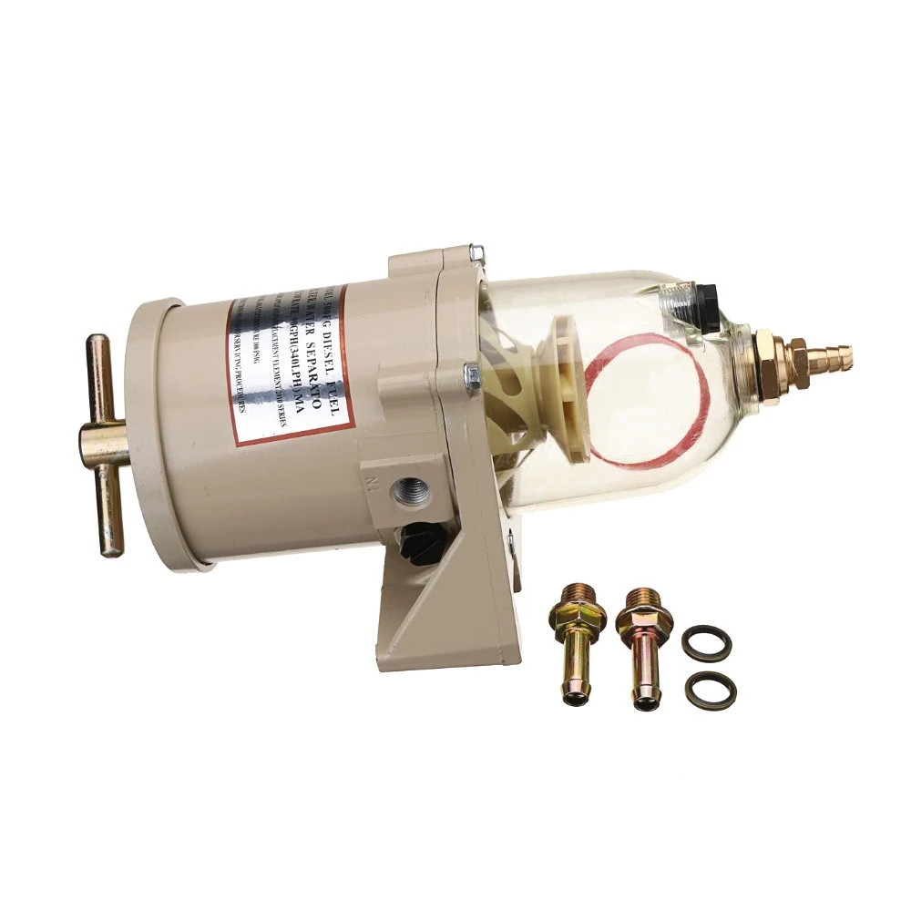 

500FG 500FH Diesel Fuel Filter Oil/Water Separator Marine Boat Trucks 90GPH Boat Fuel Filter Marine Engine Fuel Water Separator