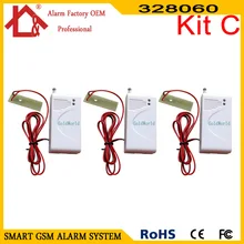 433 МГц Беспроводной проникновение воды детектор утечки Сенсор работу для GSM сигнализации дома Системы 3 предмета в комплекте