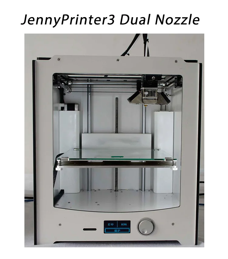 buy Newest JennyPrinter3 Dual Extruder Nozzle Auto Leveling 3D Printer DIY KIT Compatible With Ultimaker 2 UM2 Included all Parts