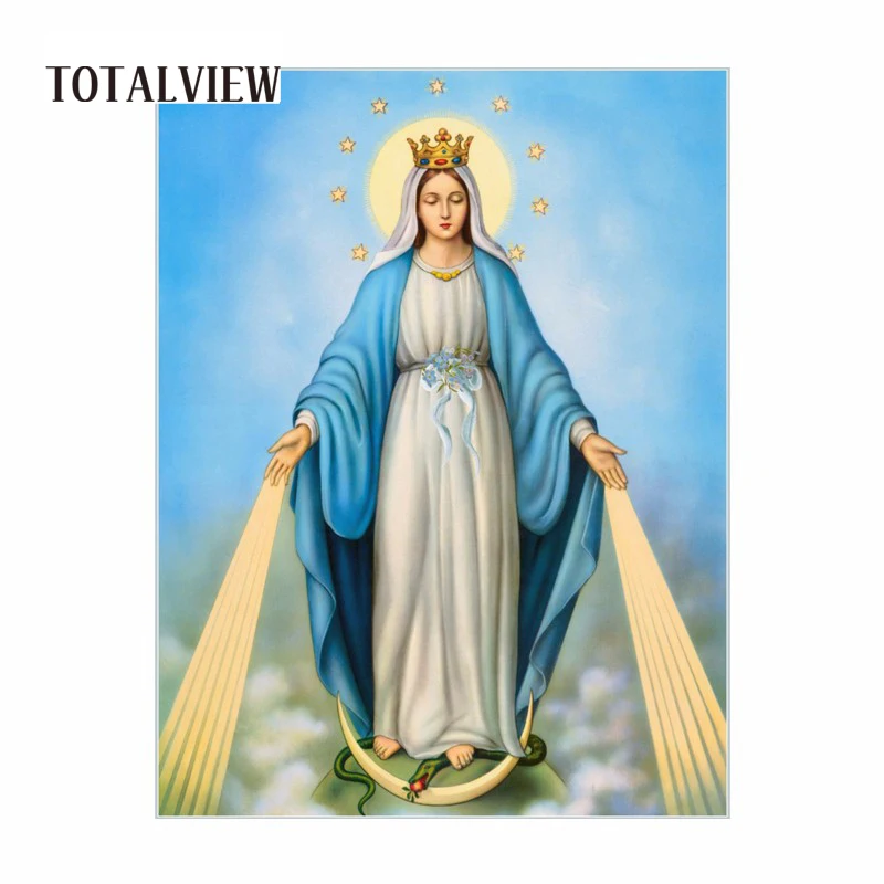 5D DIY Diamond Painting Virgin Mary Religion Diamond Painting Cross
