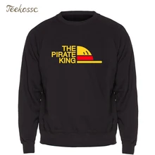 Цельная толстовка с капюшоном, мужская толстовка с Луффи, японское аниме, толстовки с круглым вырезом,, зима, осень, флис, Harajuku, брендовая уличная одежда