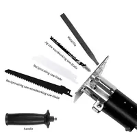 attachment מקדחה מקדחה חשמלית שינוי המסור Attachment הדדיות Into מסור חרב לנענע המסור מתכת קובץ לחיתוך מתכות ווד (3)