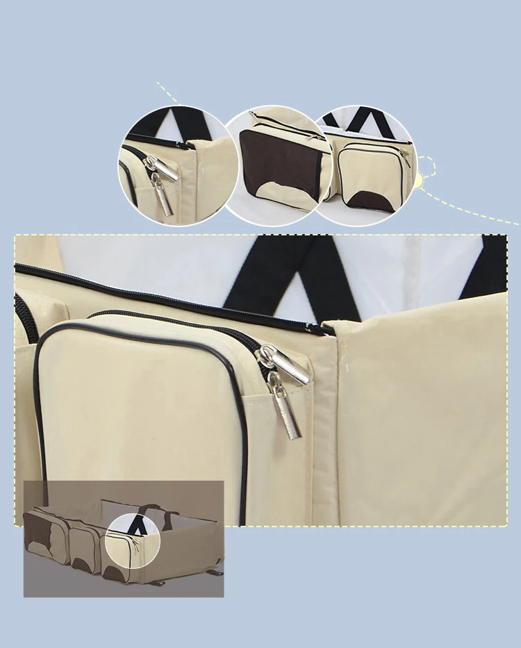 Переносная люлька Большая вместительная сумка для подгузников многофункциональная переносная пеленальная станция дорожная кроватка сумка для подгузников дорожная кровать