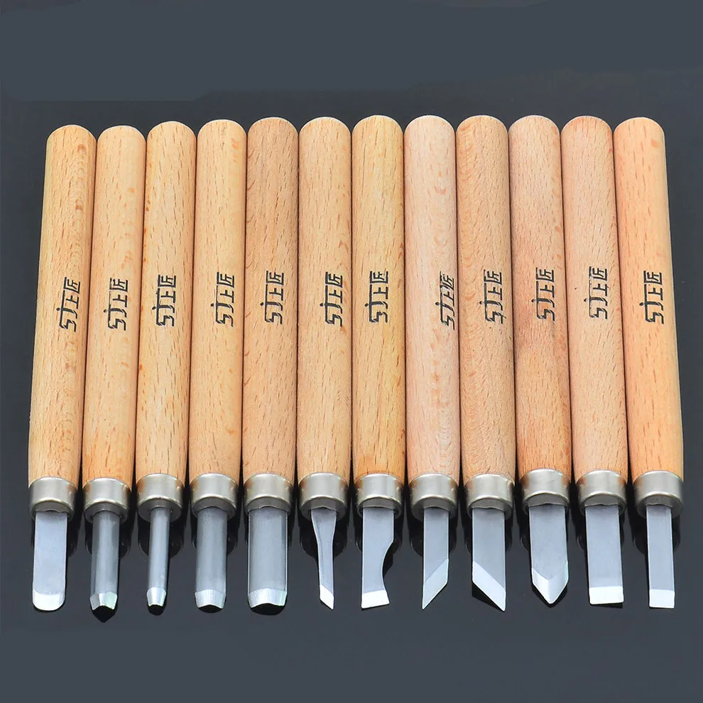 Engraving knife flat round knife angle hand rubber chapter engraving tool utility knifes for