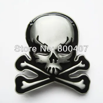 

Retail Distribute Skull With Bones Belt Buckle BUCKLE-SK013BK Free Shipping