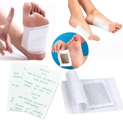100 / 200pcs Green Tea Good Detox Foot Pad Patch Detoxify Toxins Adhesive Keeping Fit Health Care with Plaster Release Tiredness