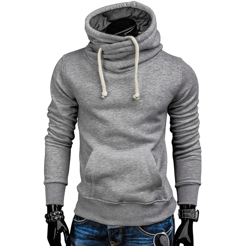 Sudaderas hombres moda pullover cuello alto color sólido ropa deportiva sudadera chándales de los hombres|men tracksuit|men brandbrand hoodie men - AliExpress