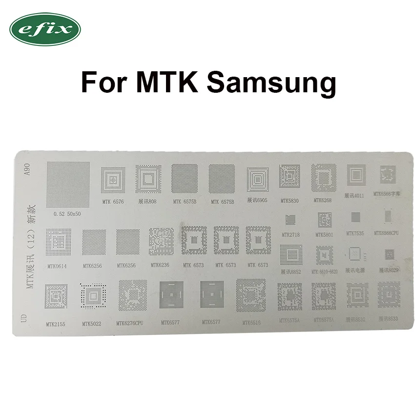 Высококачественные Универсальные трафареты BGA для MTK Samsung HTC Huawei Android с прямым