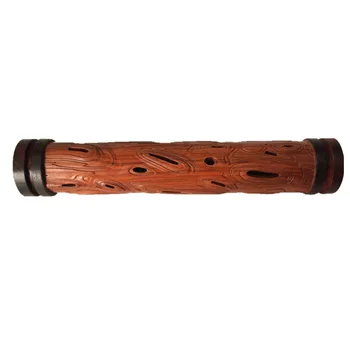 

Red sandalwood incense wood carving vertical hollow vertical cylinder Rosewood antique mahogany inserted incense censer factory