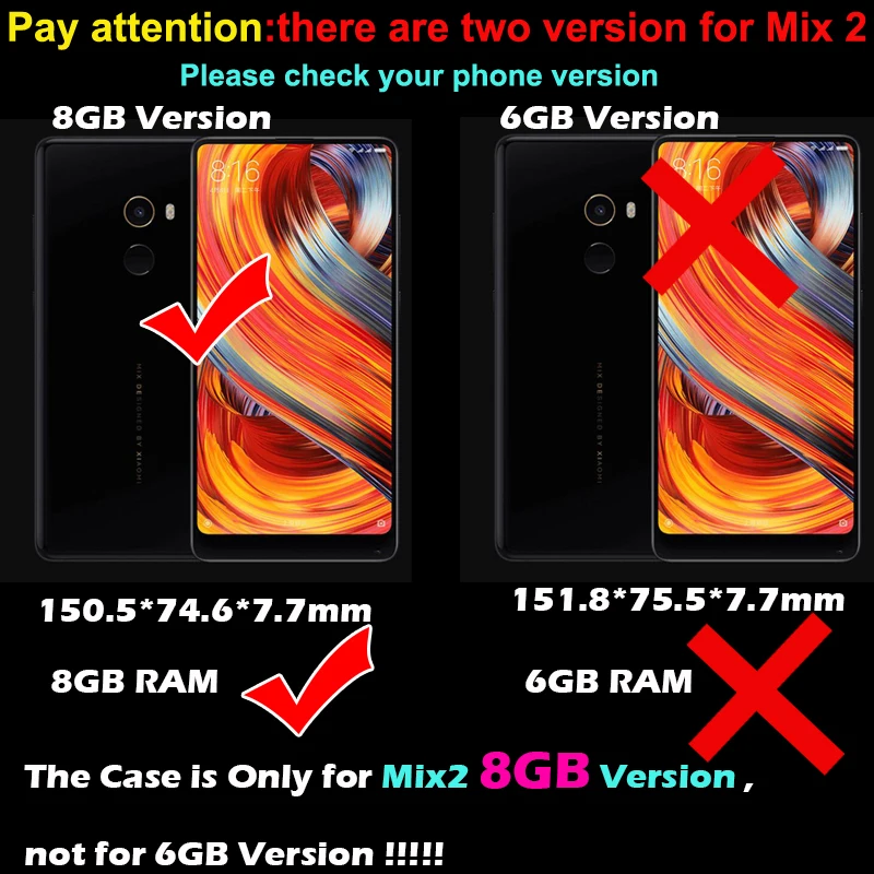 Для xiaomi mi x2 mi x 2 8GB ram full ce ram ic Версия специальный чехол mi x 2 Специальный градиентный чехол из закаленного стекла для телефона 5,99