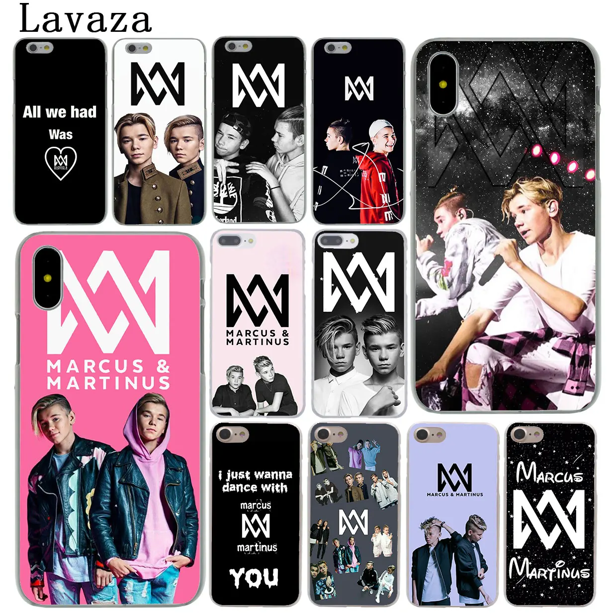 Koop Lavaza Marcus amp; Martinus M amp; M Telefoon Cover Case voor Apple iPhone X XR XS Max 6 6 s 7 8 Plus 5 5 s SE 5C 4 s 10 Gevallen 8 Plus