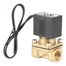G38 2 способа прямого действия нормально закрытый электромагнитный клапан электрический магнитный клапан для воздушной воды паровой газ 0-1.0MPa