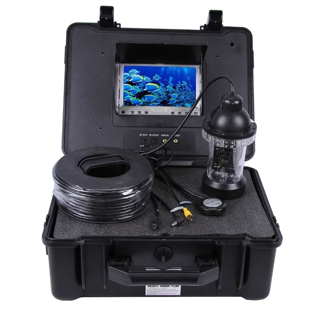 20m Professional Fish Finder Underwater Fishing Video Camera with 7 LCD