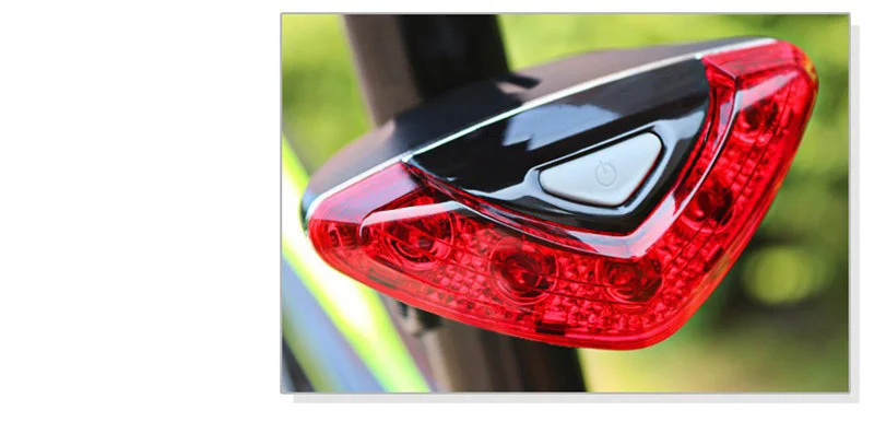 Top Bicycle Rear Tail light Red LED Flash Lights Cycling Night Safety Warning Lamp Bike Outdoor tail light Accessories 18