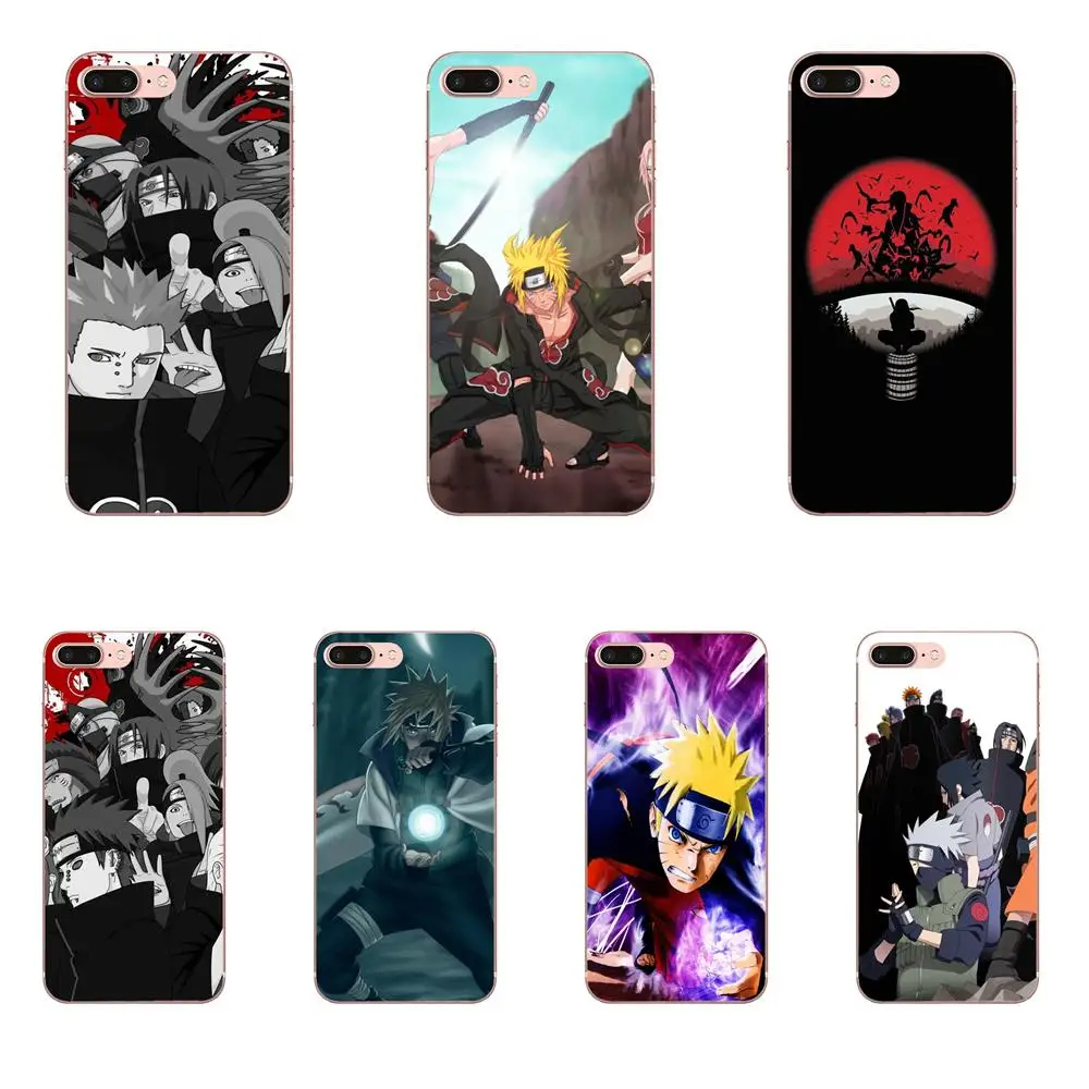 Painted Cover Colourful Style Design Phone Case Anime Naruto Akatsuki For Apple iPhone 4 4S 5 5C 5S SE 6 6S 7 8 Plus X XS Max XR | Мобильные
