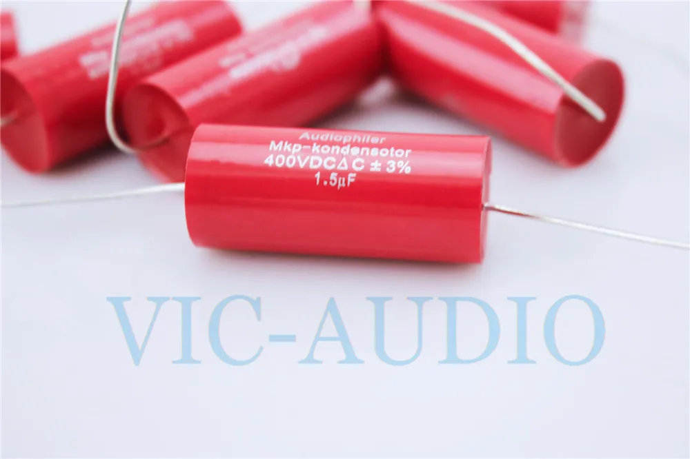 

5PCS Audiophiler MKP Kondensotor 400VDC 1.5uf 3% Audio Capacitor Amplifier HIFI Frequency Divider Capacitance Free Shipping
