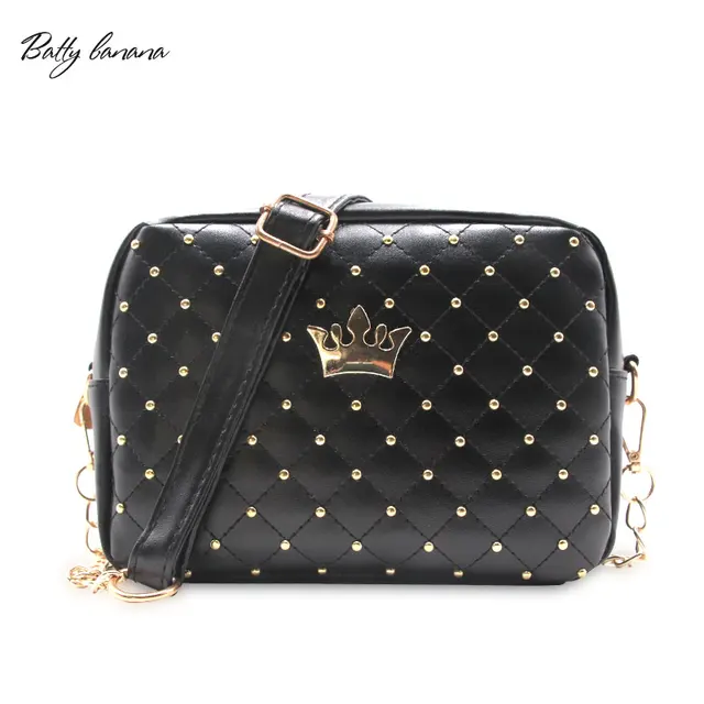 Fashion Crossbody Bags For Women Rivet Chain Shoulder Bag Female Women Messenger Bag Small Crossbody Bags High Quality Handbag