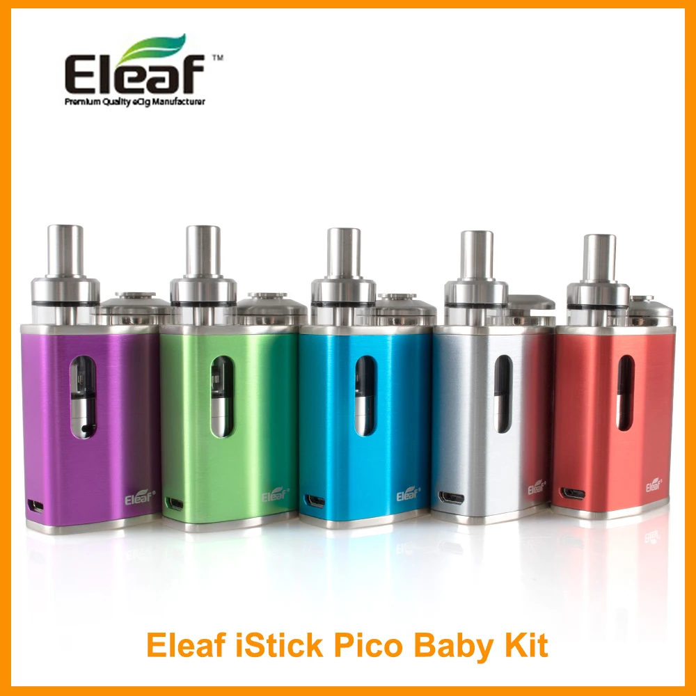 

Newly!!! Original Eleaf iStick Pico Baby Kit With GS Baby Atomizer 2ml Tank Built in 1050mAh Battery GS Air 0.75ohm E-Cigarette