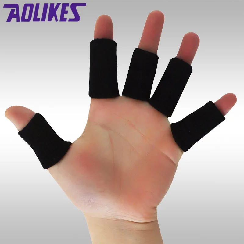 Buy 10 Pcs Elastic Finger Sleeves Basketball Sports