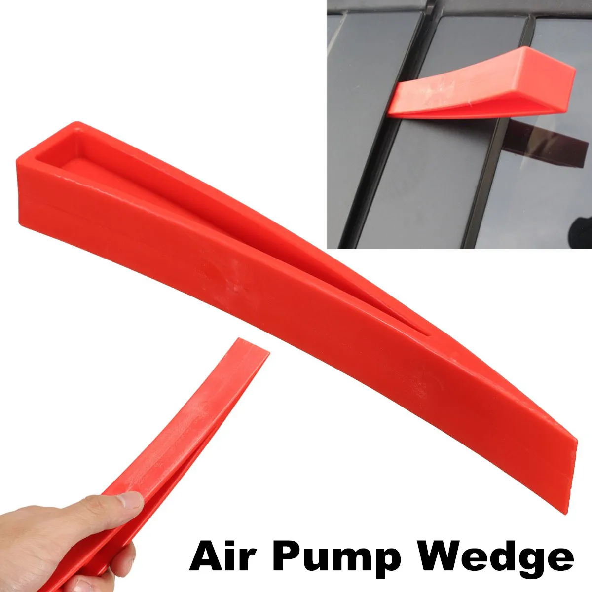 

New Automotiv Air Pump Wedge Auto Repair Car Window Audio Doors Open Tools Red