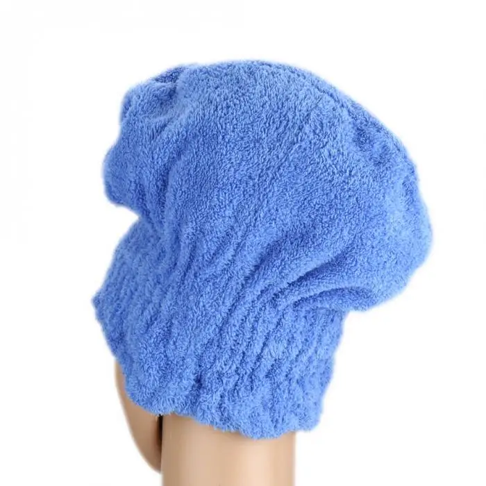 Микрофибра быстрая сушка волос Ванна спа бантик обертывание Полотенце шапка для ванной Аксессуары для ванной комнаты P7Ding