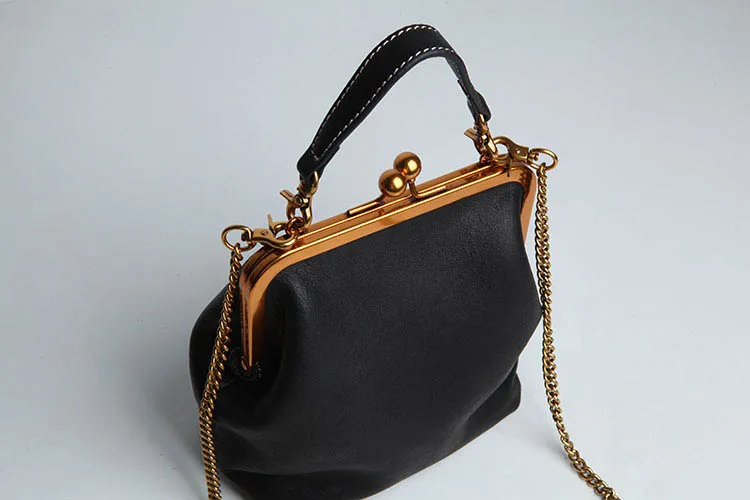 2019 new vintage bag women's handbags leather PU chain shoulder crossbody bags (14)