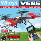 Save 95.76 on Hot Sale FPV RC Drones With Camera HD Professional Dron Quadcopters Remote Control Flying Camera Toy Helicopter Wltoys V686