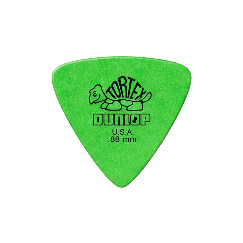 Dunlop Tortex гитары Палочки s бас посредника акустической гитары аксессуары классический треугольник гитары Палочки 0,5/0,6/0,73/0,88/1,0/1,14 мм - Цвет: 1pc 0.88mm