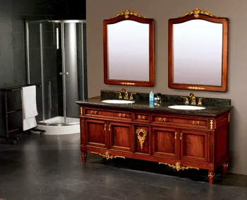 

European type solid wood bathroom for house