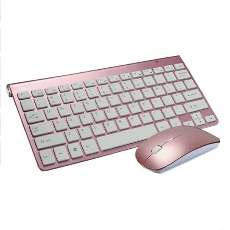 

2.4G Wireless Keyboard and Mouse Mini Multimedia Keyboard Mouse Combo Set For Notebook Laptop Mac Desktop PC TV Office supplies