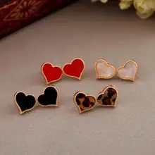 Милые серьги в форме сердца статусные модные ювелирные изделия аксессуары романтические модные серьги дешевая цена для женщин