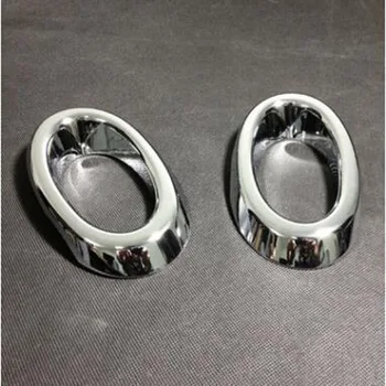 

Free Shipping For Honda Accord 2014 2PCS High Quality ABS Chrome Car Front Headlight Fog Lamp Cover Trim Car Styling Accessories