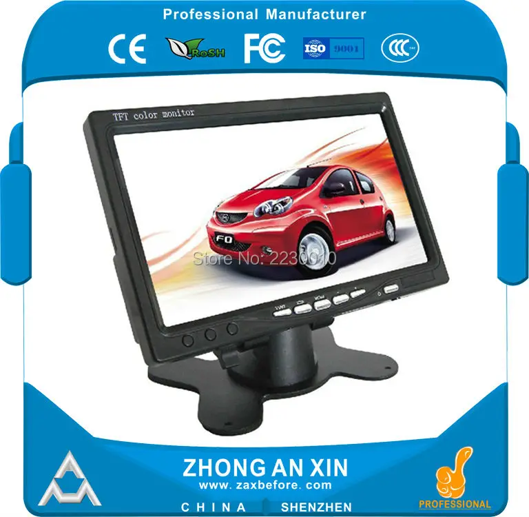 

7 inch TFT LCD Screen Vehicle display screen Car Monitor Display
