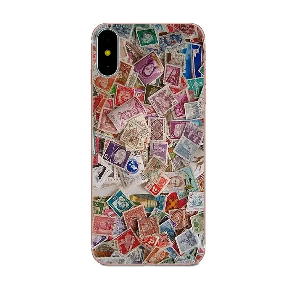 Ретро почтовые карты паспортные штампы для Huawei Honor 4C 5A 5C 5X 6 6C 6A 6X 7 7X 8 9 V8 V10 Y3II Y5II Y6II G8