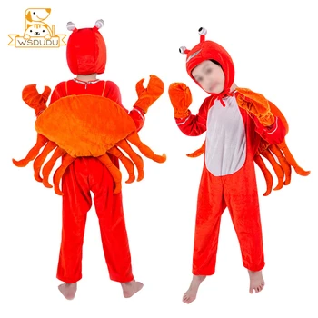

Cute Animals Clothing Dolphin Penguin Hippo Shrimp Crab Kawaii Plush Stuffed Dolls For Child Costume Clothes Activity Baby Gifts