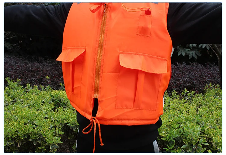 AOTU профессиональная сумка для взрослых на молнии спасательные жилеты с свистками Дрифтинг пены одежда для рыбалки плавание JSY865