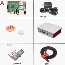 Raspberry Pi 3 generation of B 1.2G Raspberry Pi Model 3B Bluetooth WiFi suite package mail
